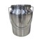 Functional and Decorative Stainless Steel Milk Can 11" H 2.6 Gallon